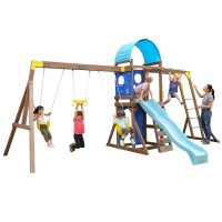 Complex Ansamblu Loc de Joaca Copii Overlook - Centru multifuntional din lemn de cerdru Kidkraft Cedar Summit Complex Ansamblu Loc de Joaca Copii Overlook - Centru multifuntional din lemn de cerdru Kidkraft Cedar Summit
